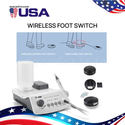 Dental Ultrasonic Scaler Detachable LED Handpiece VRN-A8 Wireless Control+Tips