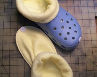 fleece lined crocs camo