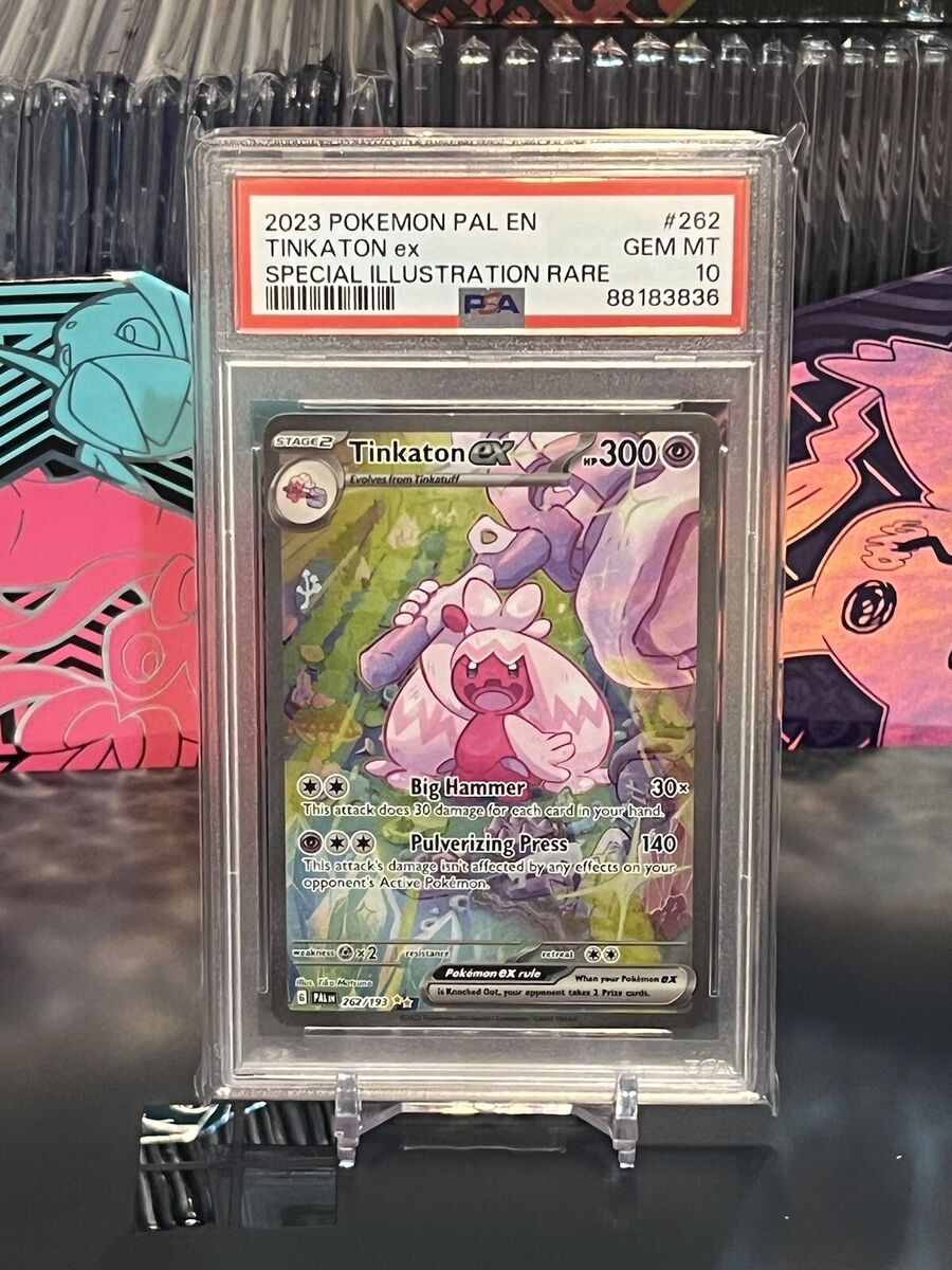 2023 Pokemon Paldea Evolved Tinkaton EX SIR 262/193 PSA 10 2023 Pokemon Paldea Evolved Tinkaton EX SIR 262/193 PSA 10