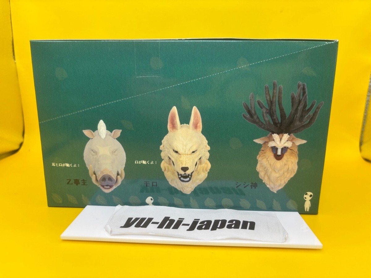 Studio Ghibli Princess Mononoke Face Magnet Box Complete Set Of 6