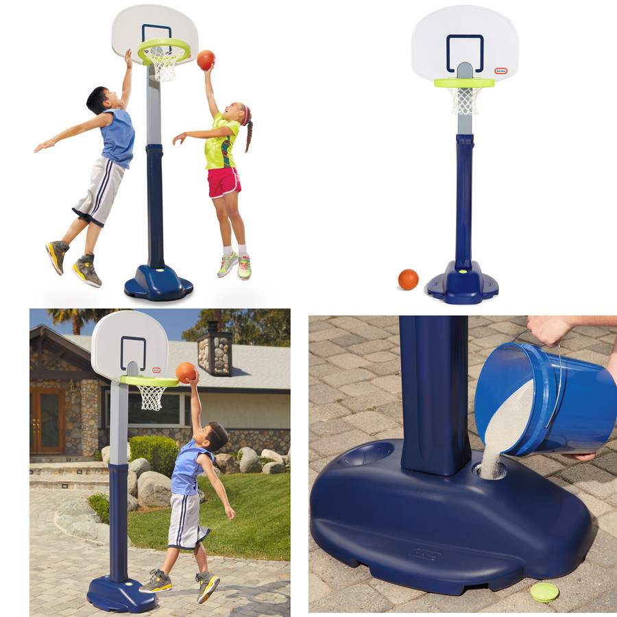Little Tikes Adjust 'n Jam Pro Toddler Basketball Durable Ho