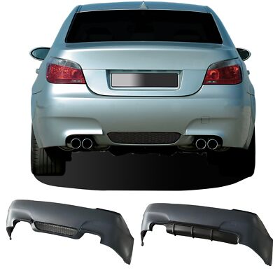 Stoßstange hinten Sport Optik ABE für BMW 5er E60 Bj 03-10, 24mm PDC Markierung