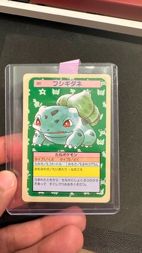 Pokemon Topsun No. 1 Bulbasaur Green Back