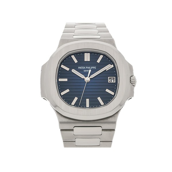 Patek Philippe Nautilus Weißgold Automatik 41 mm blaues Zifferblatt Armband 5811/1G-001