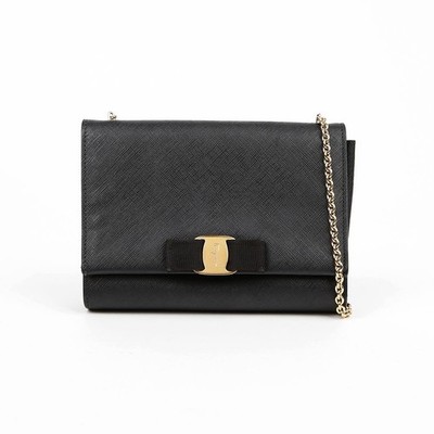 Salvatore Ferragamo Eeni Umhängetasche mit Schleife Kette 22 B558 153510530