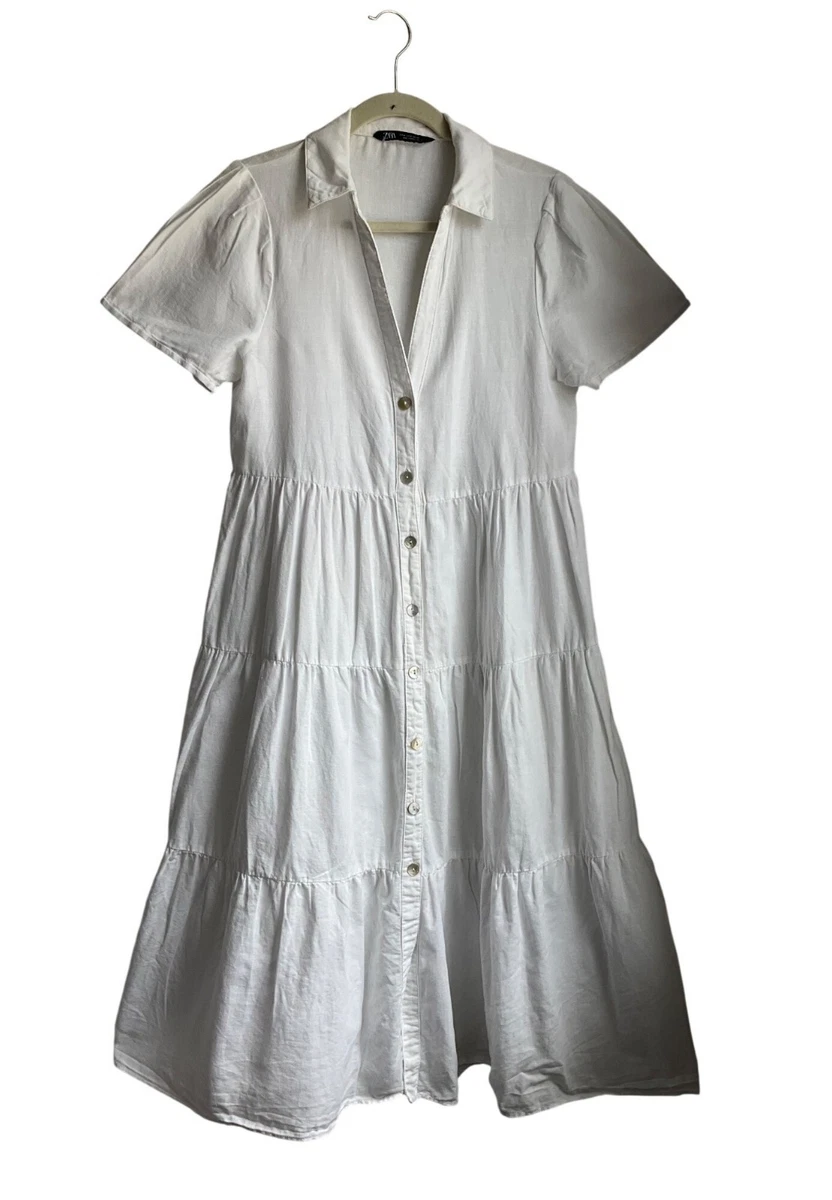 Zara Linen Dresses for Women for sale - eBay