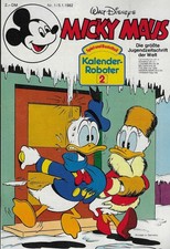 Micky Maus Nr.1 / 1982 Mit Beilage: Kalender-...