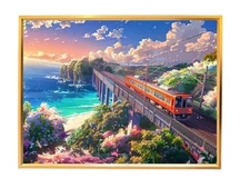 Limited edition exclusive hanging painting, relief home decoration painting