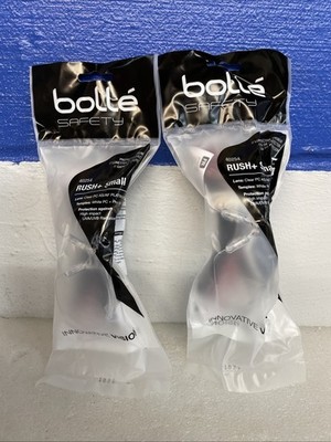 Bolle 40254 Rush+ Small Safety Glasses Pink/White W/ Clear Lens Lot Of 2 New