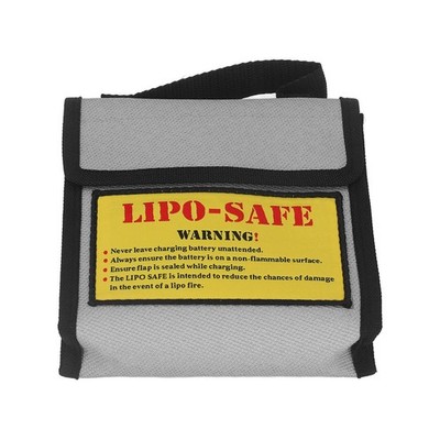 Lipo Battery Safety Bag Grey Fireproof Explosion Proof Battery Guard Sack For Ho