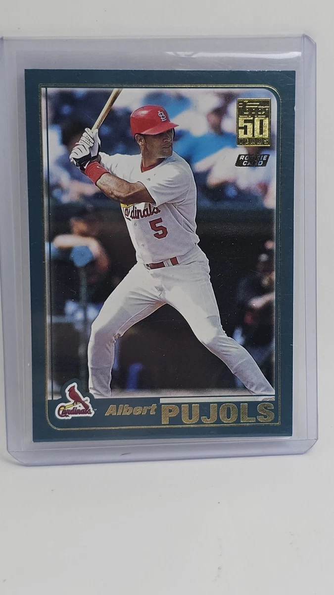 Topps Albert Pujols Rookie Baseball Sports Trading Cards