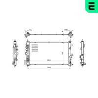 ERA MotorküHler WasserküHler 673112 FüR Opel Insignia Sports Tourer G09 Turbo