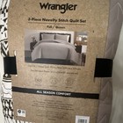 Wrangler 3-piece Novelty Stitch Quilt Set Full/Queen Gray Southwestern Horse — photo 5
