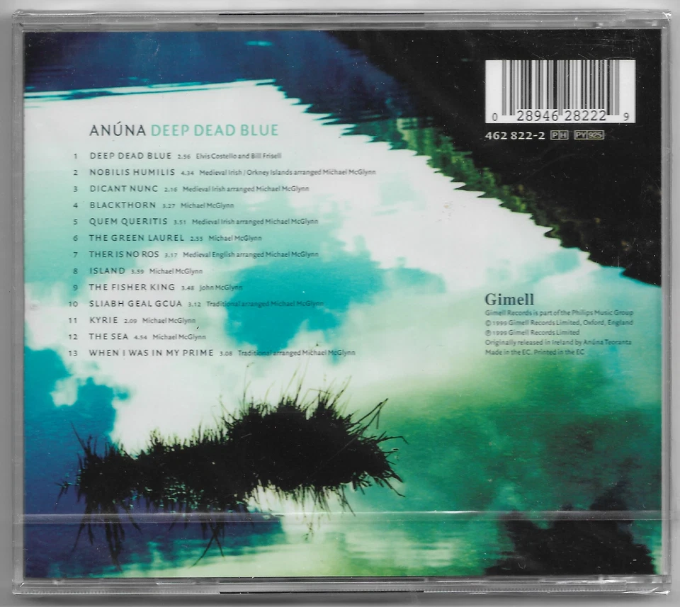 ANUNA Deep Dead Blue 1999 Gimell Records CD Album NEW & SEALED 462 822-2 - Image 2 of 2