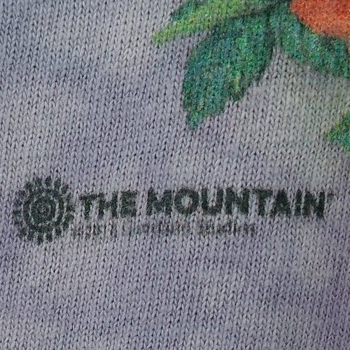 Upcycled Kittens Graphic T-Shirt Womens S P Purple Tie Dye The Mountain Baby Tee - Picture 3 of 7