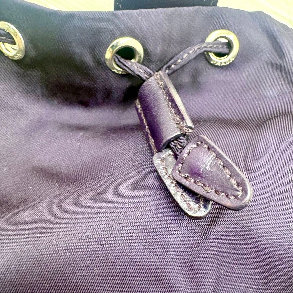 Condition PRADA Tessuto Nylon Drawstring Pouch Tr… - image 7