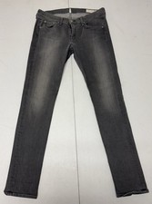 Rag & Bone Jeans 31 Mens skinny Fit Gray Wash Stretch Denim USA Made 31x30