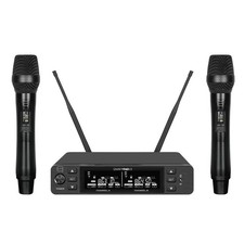 Q Audio QWM1960 V3 Dual UHF Wireless Handheld Microphone System 863-865 MHz -NEW