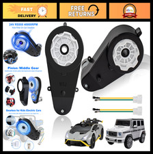 2Pcs 24V Gearbox Motor Upgrade for Kids Ride On Car - 40000RPM Replacement Parts
