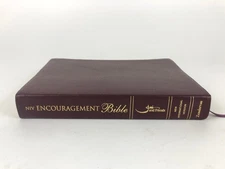 NIV Encouragement Bible Joni Eareckson Tada *Genuine Leather Burgundy* Zondervan