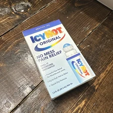 Icy Hot NO MESS PAIN RELIEVING  Liquid FOR MUSCLES JOINTS Fast Acting  Exp:02/27