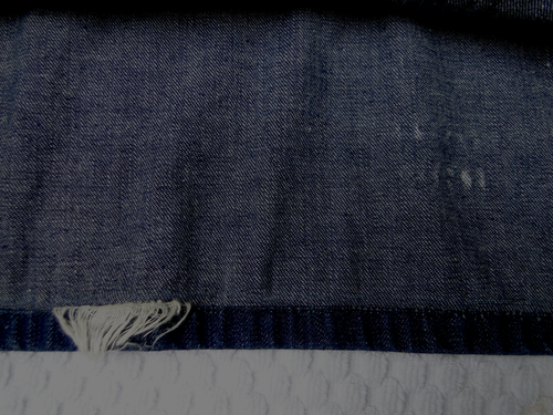 Vintage 1940s US NAVY DENIM SHAWL COLLAR JACKET USN WW2 Indigo Blue - Picture 17 of 17