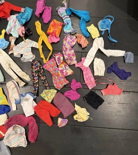 Giant Vintage 70/ 80's/90's Barbie Doll Clothes Mixed Lot