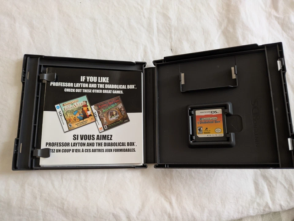 Professor Layton and the Diabolical Box  (Nintendo DS, 2009) CIB - Image 3 of 4