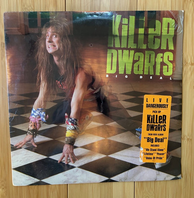 KILLER DWARFS ~RARE Original 1988 1st Press USA BIG DEAL Vinyl LP~ SEALED