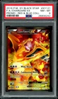 Pokemon Charizard EX Red & Blue Coll. Black Star Full Art Promo XY121 PSA 8