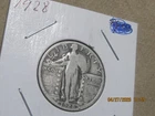 1928 Mint 90% Silver Standing Liberty Quarter