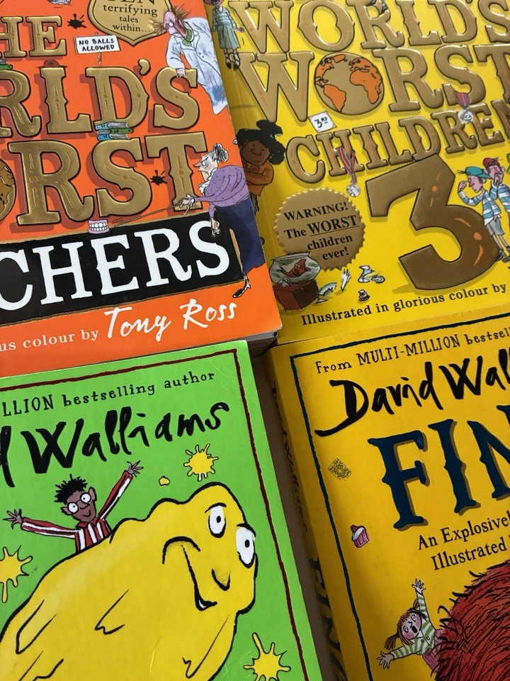 David Walliams Kids/ Teens Bulk Mixed Lot Of 8 Books - image 2 of 4