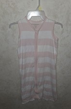 Burt's Bees Baby Beekeeper Wearable Striped Blanket Organic Cotton 12-18 Mo Girl