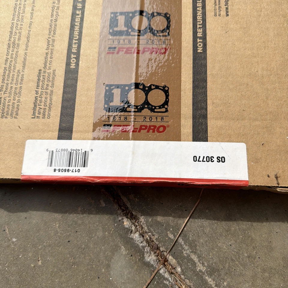 Fel-Pro OS 30770 Oil Pan Gasket Set For Select 05-20 Lexus Lotus Toyota Models Foto 3 de 4