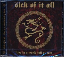 SEALED NEW CD Sick Of It All - Live In A World Full Of Hate