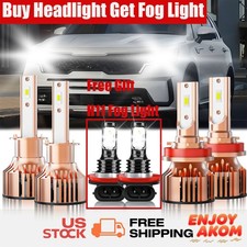 For Kia Sorento Sx 2011-2013 Led Headlight Kit High Low Beam Fog Light Bulbs For Kia Sorento Sx 2011-2013 Led Headlight Kit High Low Beam Fog Light Bulbs