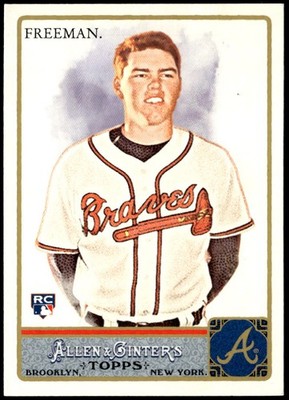 2011 Topps Allen & Ginter #198 Freddie Freeman Rookie