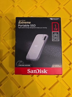 New SanDisk Extreme Portable 1TB SSD - SEALED