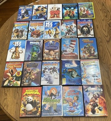 Kids / Family Movies • Lot of 24 DVDs • Disney / Dreamworks/ Metro