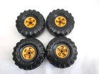 Tonka XMB-975 Tires Hubs From 1980’s Dump Truck Hard Plastic
