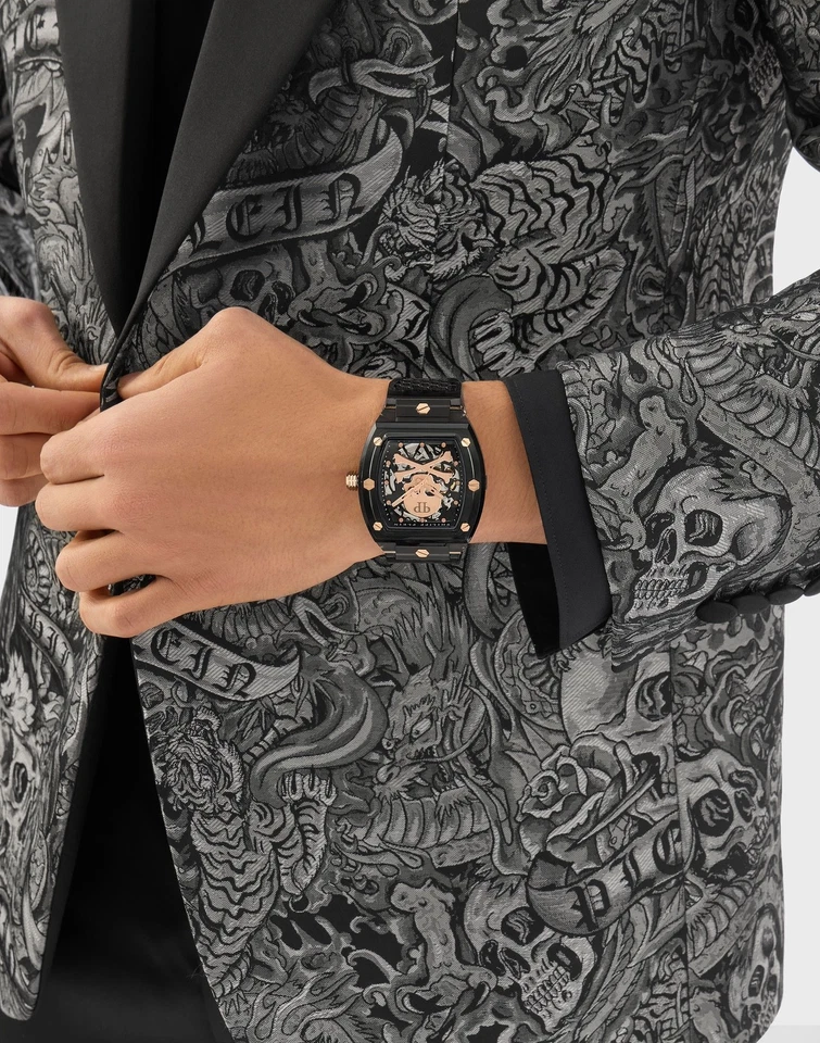 Reloj Philipp Plein Gris Hombre Analógico Gris El $keleton Cristal PWPTA0424 Foto 4 de 4