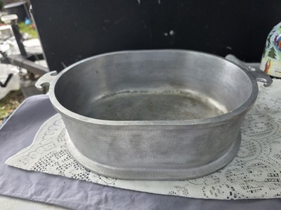 Guardian Service Ware Hammered Aluminum Oval Roaster