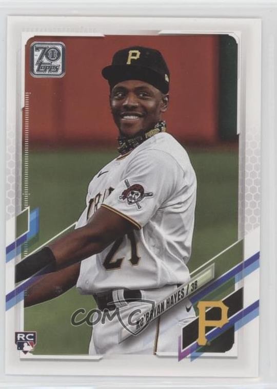 2021 Topps Image Variation SP (Smiling) Ke'Bryan Hayes #644 Rookie RC 0l61