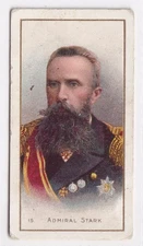 Admiral OSKAR STARCK Vintage RUSSO-JAPANESE WAR Card from 1904