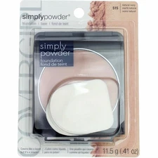 2 Pack CoverGirl Simply Powder Foundation, Natural Ivory 515, 0.41 oz