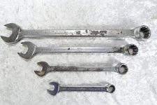 4 Vintage BON-E-CON Combination Wrenches Bonney Forge & Tool ZEB 36 32 26 22