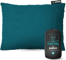 Wise Owl Outfitters Memory Foam Camping Pillow Travel