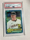 2025 Topps Heritage - Paul Skenes #60 Chrome Light Blue Sparkle Refractor PSA 10