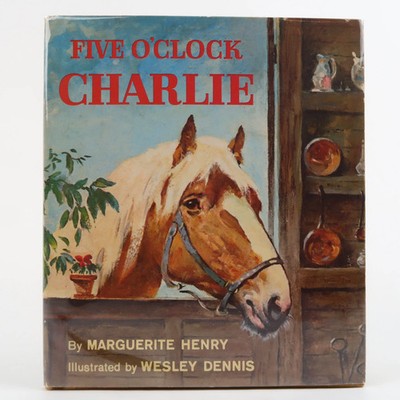 Five O'Clock Charlie by Marguerite Henry (Rand McNally, 1962) Vtg Children's HC