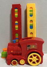 Atlasonix Domino Train Stack Sort Build Light  Sound - With 80 Dominoes Works